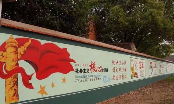  西乡墙体广告之彩绘