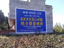 西乡品牌公司青睐的墙体广告