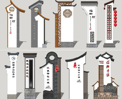  西乡美丽乡村标识标牌有哪些分类？